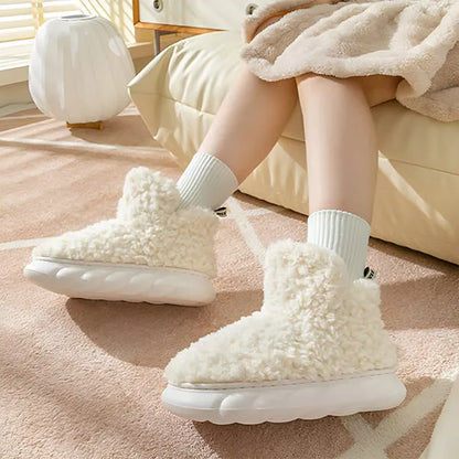 Warm Plush House Slippers Boots