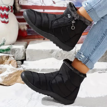Soft Plush Winter Ankle Boots for Women