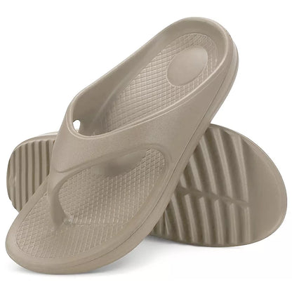 Men's orthopedic flip-flops with arch support