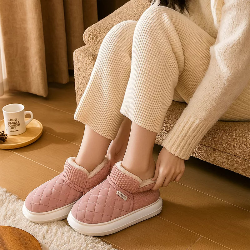 Ugg Winter Slippers in Plush with Thick Non-Slip Sole