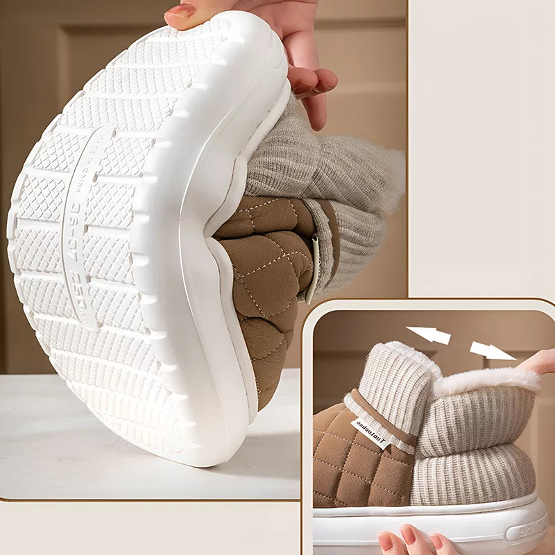 Ugg Winter Slippers in Plush with Thick Non-Slip Sole