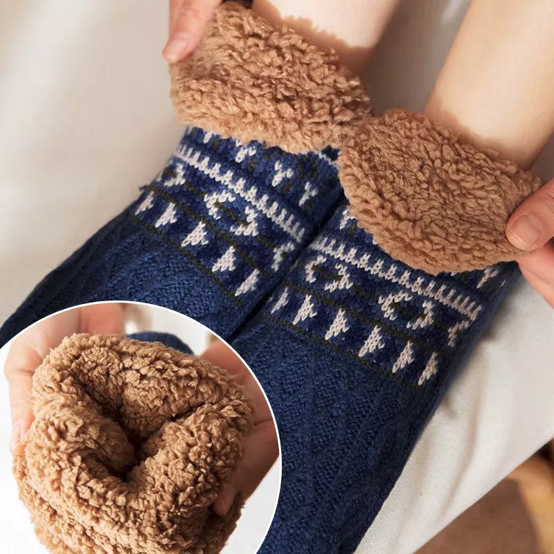 Thermal Slipper Socks in Fleece