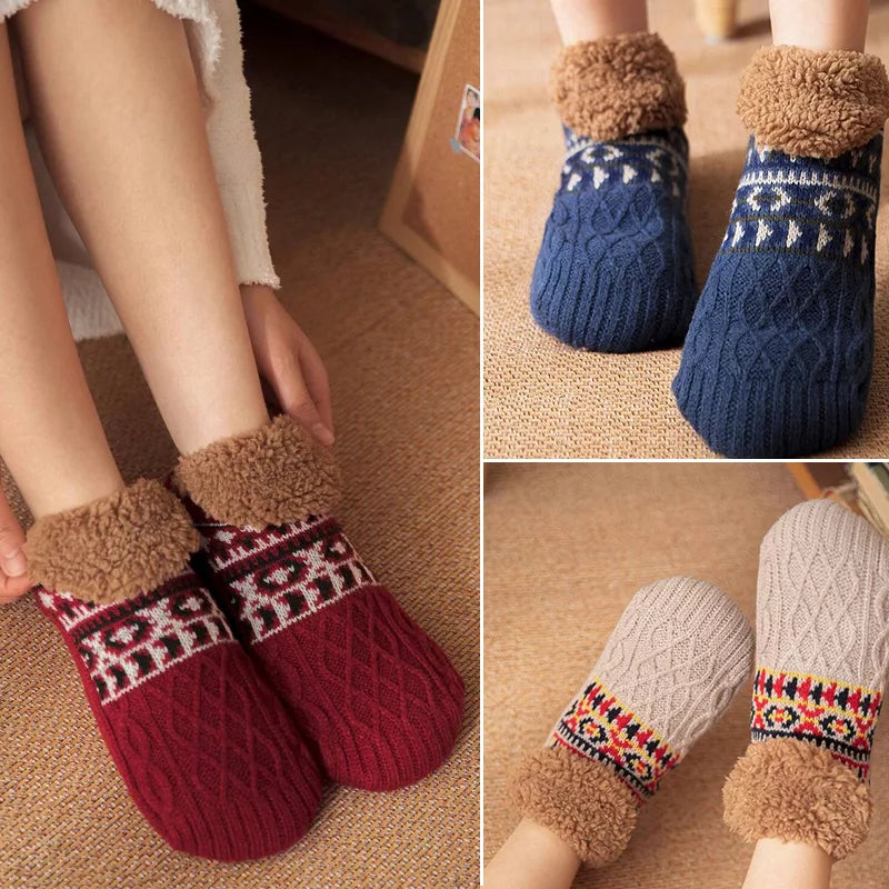 Thermal Slipper Socks in Fleece